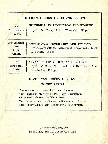 Introductory Physiology and Hygiene - Textbook from 1908