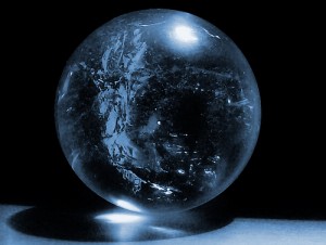 Frozen bubble / crystal ball