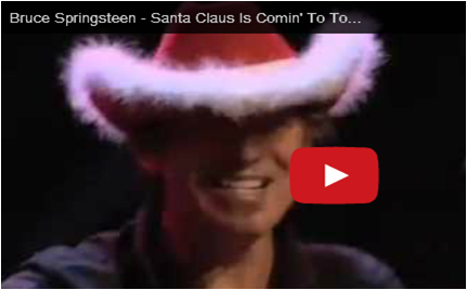 Bruce signs Santa is coming to town